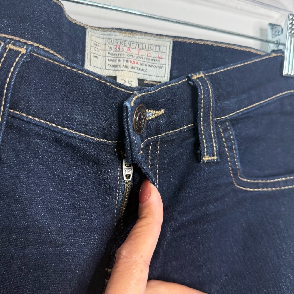 Current Elliot x Hatch The Maternity Stiletto Serenity Jean Size 25 Minimalist - Picture 4 of 10